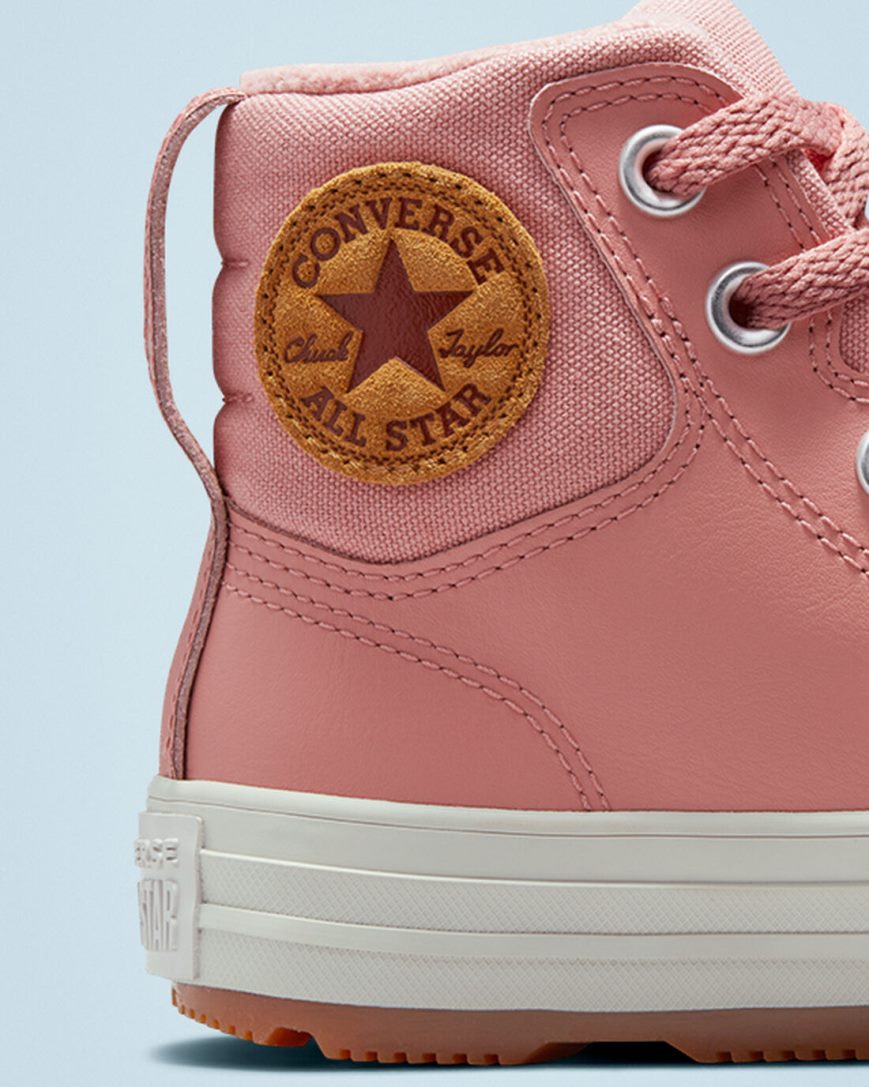 Zapatillas Altas Converse Cuero Chuck Taylor All Star Berkshire Boot Color Niña Rosas | PE 4P28L0